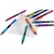 Zebra Pen Sarasa Dry Gel X20 Gel Pen, Retractable, Medium 0.7 mm, Black Ink, Clear/Black Barrel, PK12 46810 - alternate 2