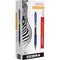 Zebra Pen Sarasa Dry Gel X20 Gel Pen, Retractable, Medium 0.7 mm, Blue Ink, Clear/Blue Barrel, PK12 46820 - alternate 5