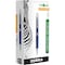 Zebra Pen Sarasa Dry X10 Gel Pen, Retractable, Medium 0.7 mm, Blue Ink, Blue/Silver Barrel, PK12 42620 - alternate 2