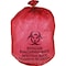 Medegen Biohazard Trash Bags, 25 gal, 1.10 mil (28 Micron), Red MDRB142755 - alternate 1