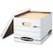Bankers Box Storage Box, White, 6 PK 5703604 - alternate 1