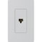 Lutron Lutron Satin Colors 1 Socket Telephone Faceplate - RJ-12 Phone - Palladium SC-PJ-PD - alternate 1