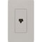 Lutron Lutron Satin Colors 1 Socket Telephone Faceplate - RJ-12 Phone - Taupe SC-PJ-TP - alternate 1
