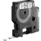 Dymo Label Tape, 3/8" x 23 ft., Black/White 41913 - alternate 2