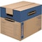 Bankers Box 16 in x 12 in x 12 in Moving Box, Kraft / Brown, Cardboard, 32 ECT, 10 PK 0062701 - alternate 1