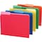 Zoro Select File Folders 8-1/2" x 14", 1/3-Cut Tab, Assorted Colors, Pk100 PFX435013ASST - alternate 2