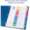 Avery Dennison Table of Contents Index Dividers, Monthly Jan-Dec, Assorted, PK12 11127 - alternate 2