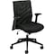 Hon Basyx Task Chair Chair, Hi-Back, Mesh Fab, Black, Fixed Arms, Mesh, Black VL702MM10 - alternate 3