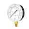 Pic Gauges Air Gauge, 3-1/2", 0-30 psi, 1/4" Mount, 3 1/2 in Dial, 1/4 in NPT Male Lower Location 101D-354C - alternate 1