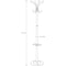 Alba Coat Rack, Black, 8 Knob ABAPMVIENAN - alternate 2