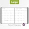 At-A-Glance Contemporary Monthly Planner, Premium Paper, 11 x 9, Graphite Cover, 12-Month (Jan to Dec): 2025 70-260X-45 - alternate 3