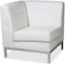 Ave 6 Collection: Wall Street Corner Chair, White Back, 28 in W 28" L 31" H, Leather Seat WST51C-W32 - alternate 1