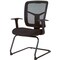 Lorell ErgoMesh Guest Chair, 27 in W 27.8" L 41" H, Adjustable, Mesh Seat LLR86202 - alternate 1
