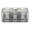 Wago Push-In Wire Connector, 12 AWG Max, 3 Port, Gray, Polycarbonate Insulation, 440 V, 20 A 221-483 - alternate 4