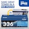 Brother Brother Genuine TN336C High Yield Cyan Toner Cartridge - Laser - High Yield - 3500 Pages - Cyan - 1 Each TN336C - alternate 3
