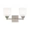 Livex Lighting Aragon 2 Light Brushed Nickel Bath Vanity 10282-91 - alternate 1