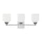 Livex Lighting Aragon 3 Light Polished Chrome Bath Vanity 10283-05 - alternate 2