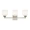 Livex Lighting Aragon 3 Light Brushed Nickel Bath Vanity 10283-91 - alternate 1