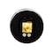 Pic Gauges 2 in Dial, 1/4 in NPT Male Center Back Location, Black Steel Case Material 102D-204CE - alternate 4