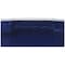Storex File Box, Plastic, 14 1/4 in W, 19 in D, 10 7/8 in H, Snap On Lid Closure, Blue, Clear 61554U01C - alternate 2