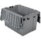 Akro-Mils Storage Container, 12 Gal, Attached Lid 39120GREY - alternate 1