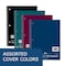 Roaring Spring Case of Wirebound Notebooks, 10.5"x8", 1 Sub, 120 sht, Asstd. Cover Colors, College Ruled w/Margin, PK24 10322CS - alternate 3