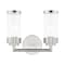 Livex Lighting Hillcrest 2 Light Polished Chrome Bath Vanity 10362-05 - alternate 2