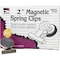 Cli Magnetic Spring Clips, 2", PK12 68520 - alternate 1