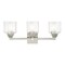 Livex Lighting Aragon 3 Light Brushed Nickel Bath Vanity 10383-91 - alternate 1
