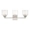 Livex Lighting Aragon 3 Light Brushed Nickel Bath Vanity 10383-91 - alternate 2