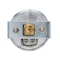 Pic Gauges 2 in Dial, 1/4 in NPT Male Back Location, Chrome Plated Steel Case Material 103D-204B - alternate 2