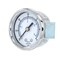 Pic Gauges 2 in Dial, 1/4 in NPT Male Back Location, Chrome Plated Steel Case Material 103D-204D - alternate 1