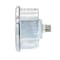 Pic Gauges 2 in Dial, 1/8 in NPT Male Back Location, Chrome Plated Steel Case Material 103D-208H - alternate 2