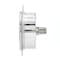 Pic Gauges 2 1/2 in Dial, 1/4 in NPT Male Back Location, Chrome Plated Steel Case Material 104D-254B - alternate 3