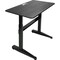Iceberg Pneumatic Adjustable Desk, Black Top, Black Base 69112 - alternate 1