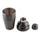 Tablecraft Cocktail Shaker, 3-Piece, Blk Finish, 18 oz 10552 - alternate 4