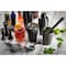 Tablecraft Cocktail Shaker, 3-Piece, Blk Finish, 18 oz 10552 - alternate 10
