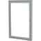 Ghent 1-Door Enclosed Whiteboard 24"x18", Aluminum Frame, Satin PA12418M-M1 - alternate 1