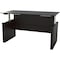 Safco Adjustable Desk Medina Height-Adjustable 72" Straight De, 36 in D X 49.3 in H, 72 in W X Laminate MNDSHA72LDC - alternate 1