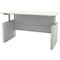 Safco Adjustable Desk Medina Height-Adjustable 72" Straight De, 36 in D X 49.3 in H, 72 in W X Laminate MNDSHA72TSS - alternate 1