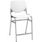 Kfi Counter Height Stool, White, Caster Type: Durable Nylon Glides CT2300-P08 - alternate 1