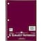 Roaring Spring Subject Wirebound Notebooks, 10.5"x8", 120 sht, Asstd. Cover Colors, College Rule w/Margin, PK12 10381CS - alternate 1