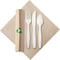 Hoffmaster Rolled Linen Dinner Napkin/Cutlery, PK50 119993 - alternate 1