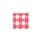 Carlisle Foodservice Tablecloth Check, 52"x52", Red 51515252SM001 - alternate 2