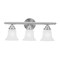 Livex Lighting Neptune 3 Light Brushed Nickel Bath Vanity 1063-91 - alternate 1