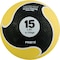 Champion Sports Rhino Elite Medicine Ball, 15lb, Yellow PRM15 - alternate 1