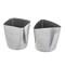 Tablecraft Square Fry Cup, 13 oz, SS, 3x3x3.375 10680 - alternate 9