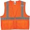 Ergodyne Vest, 8220Z, 4X/5X, Orange 8220Z - alternate 1
