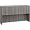 Mayline Aberdeen Wood Door Hutch, Gray, 72"x15" AHW72LGS - alternate 1