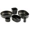 Tablecraft Bowl, 9.25x6.375x2.625, Blk 10702 - alternate 5
